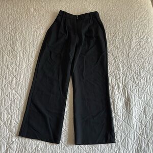 Abercrombie & Fitch High Rise Wide Leg Tailored Pants